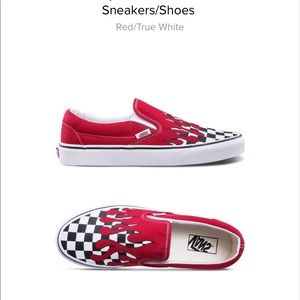Vans Checker Flame slip on sneaker